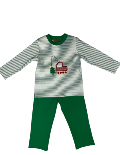 Bringing Home the Tree Pant Set