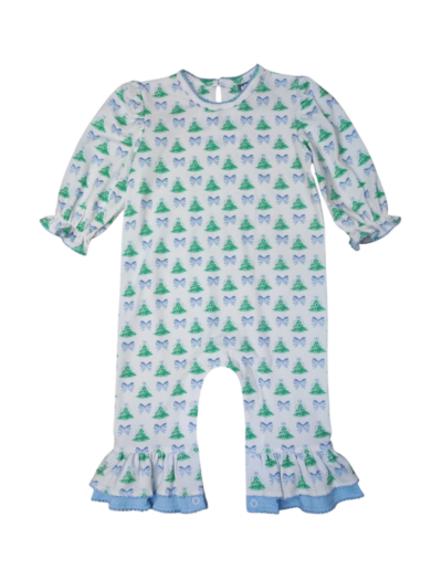 Christmas Trees & Bows Romper