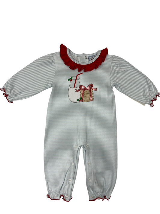 Milk & Cookies Girl Romper