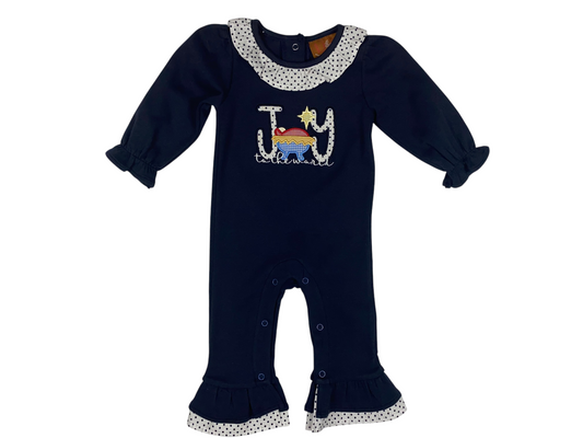 Joy to the World Girl Romper