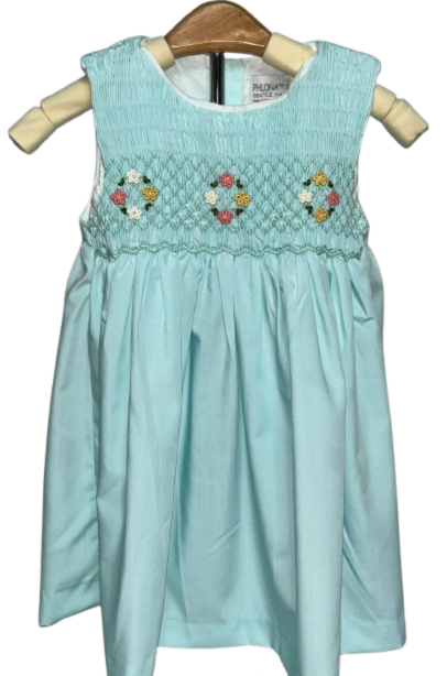 Hand-Smocked Sleeveless Dress