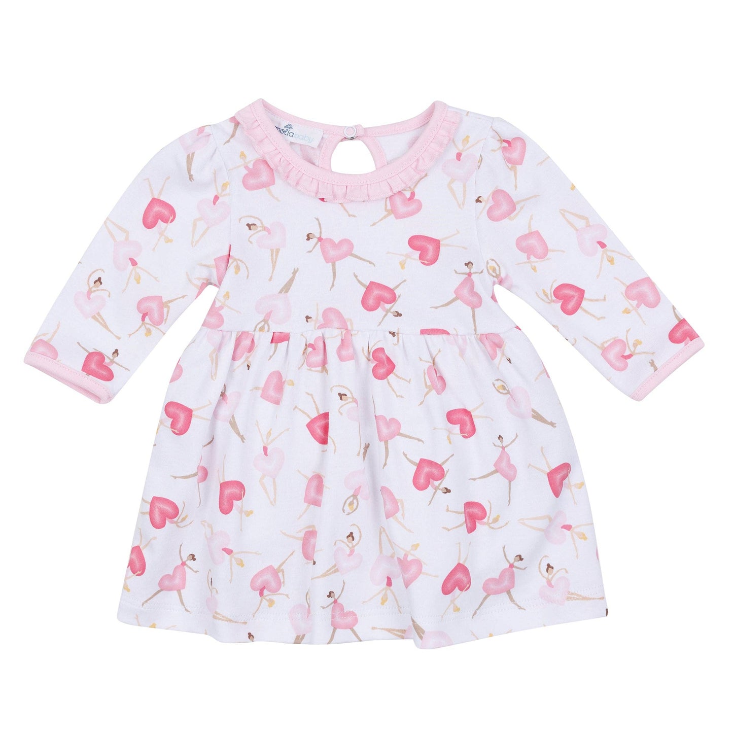 Dancing Hearts Long Sleeve Dress