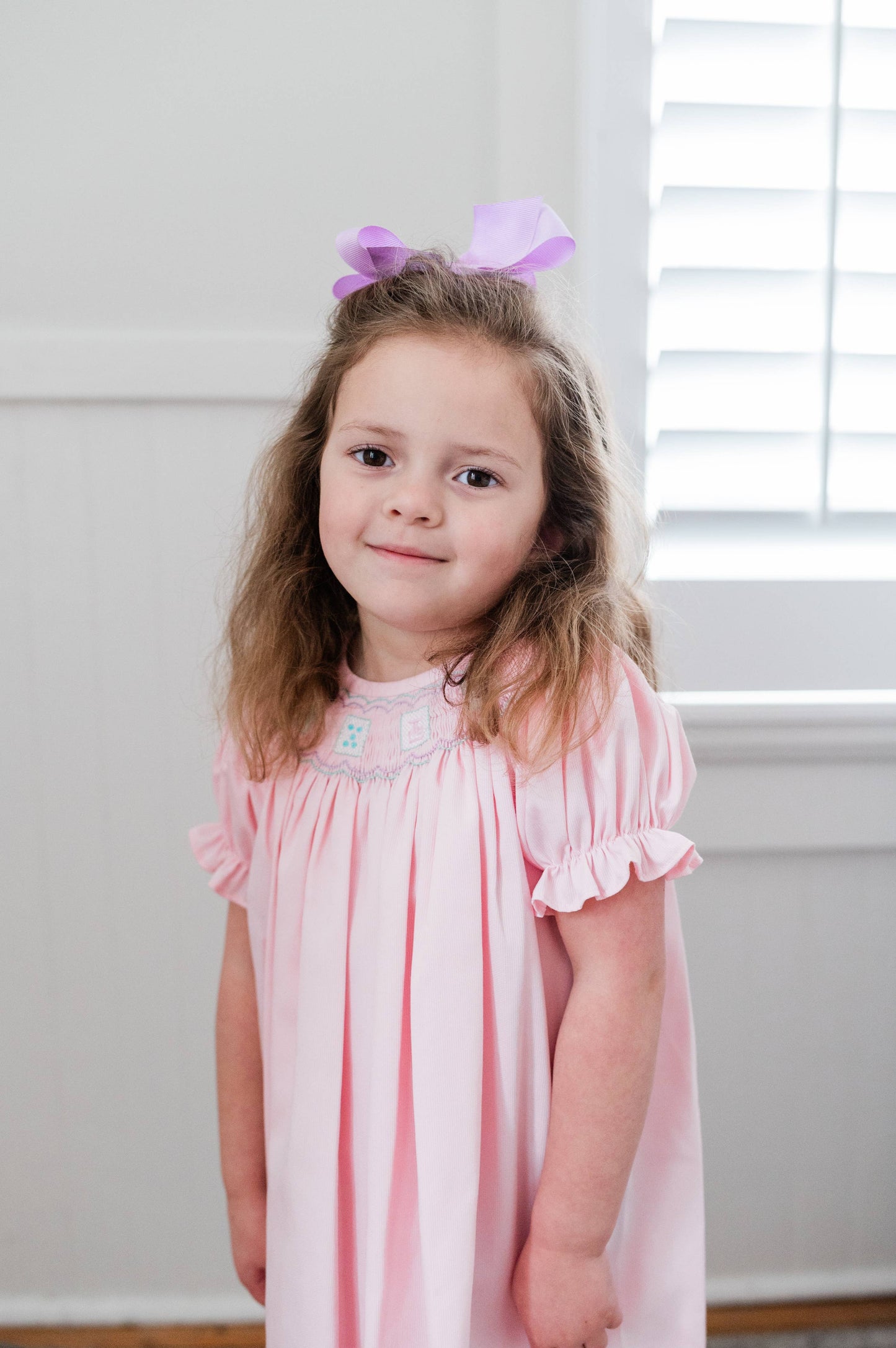 Smocked Mahjong Bishop Dress