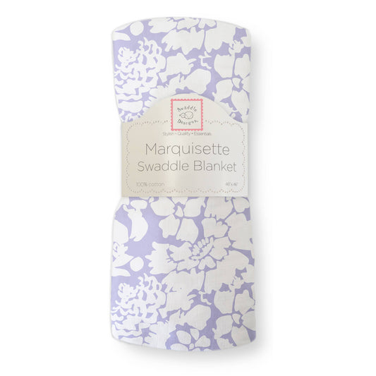 Lush Lavender Muslin Marquisette Swaddle Blanket