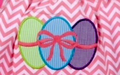 Easter Egg Applique Pillowcase Dress